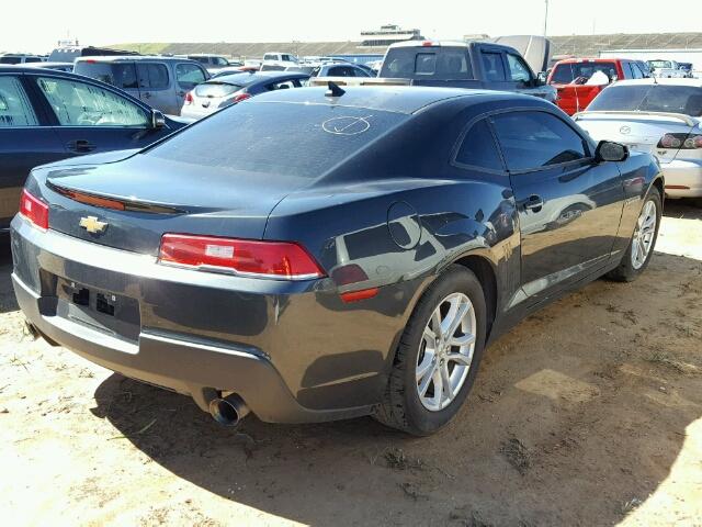 2G1FD1E31F9210699 - 2015 CHEVROLET CAMARO LT BLACK photo 4