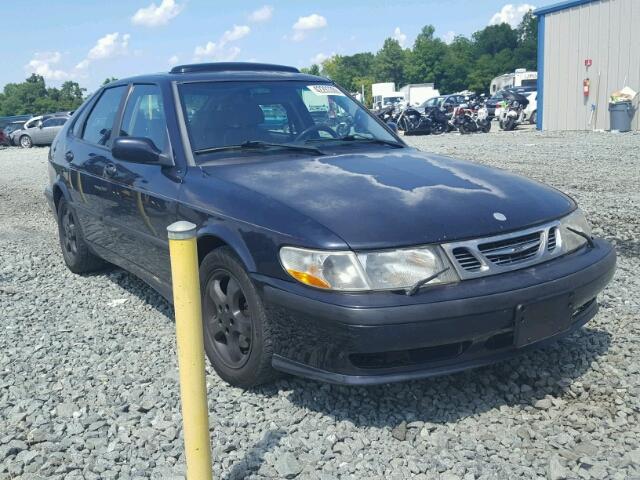 YS3DF58K3Y2011229 - 2000 SAAB 9-3 SE BLUE photo 1