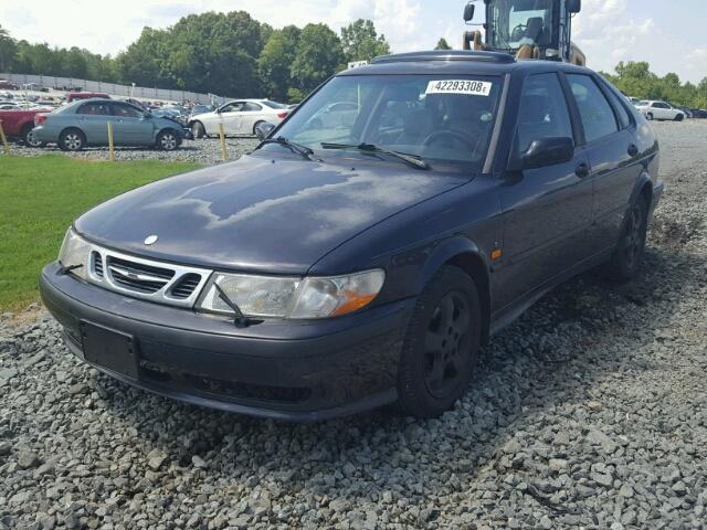 YS3DF58K3Y2011229 - 2000 SAAB 9-3 SE BLUE photo 2