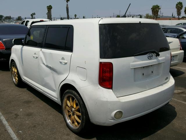 JTLKE50E581052754 - 2008 TOYOTA SCION WHITE photo 3