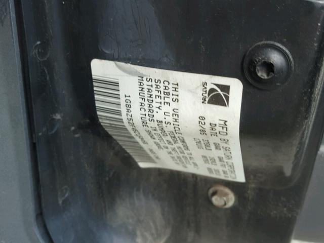 1G8AZ52F45Z150456 - 2005 SATURN ION LEVEL CHARCOAL photo 10