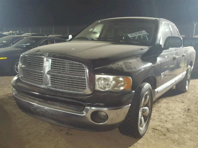 1D7HA18DX4J129544 - 2004 DODGE RAM 1500 BLACK photo 2