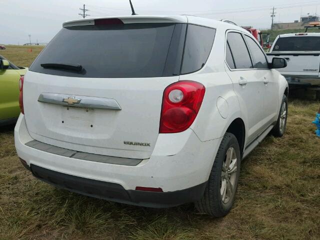 1GNALBEK8DZ111809 - 2013 CHEVROLET EQUINOX LS WHITE photo 4