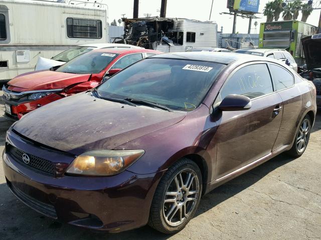 JTKDE167060115860 - 2006 TOYOTA SCION TC 栗色 照片 2