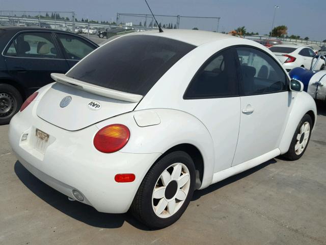 3VWBK21C02M435458 - 2002 VOLKSWAGEN NEW BEETLE თეთრი ფოტო 4
