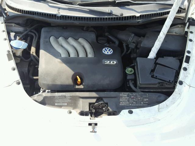 3VWBK21C02M435458 - 2002 VOLKSWAGEN NEW BEETLE თეთრი ფოტო 7