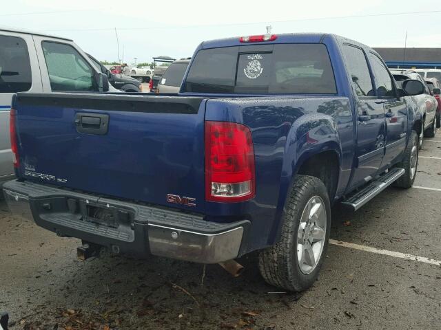 3GTP1WE05DG137072 - 2013 GMC SIERRA C15 BLUE photo 4