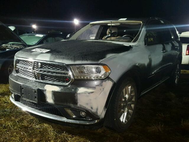 1C4RDHEG0EC381354 - 2014 DODGE DURANGO CI GRAY photo 2