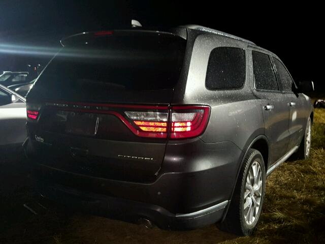 1C4RDHEG0EC381354 - 2014 DODGE DURANGO CI GRAY photo 4