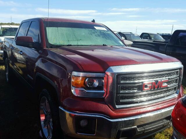 3GTP1UEC7EG416166 - 2014 GMC SIERRA MAROON photo 1