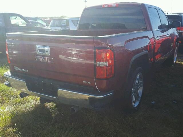 3GTP1UEC7EG416166 - 2014 GMC SIERRA MAROON photo 4