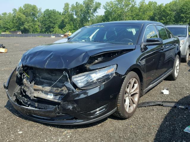 1FAHP2KT6DG142079 - 2013 FORD TAURUS SHO BLACK photo 2