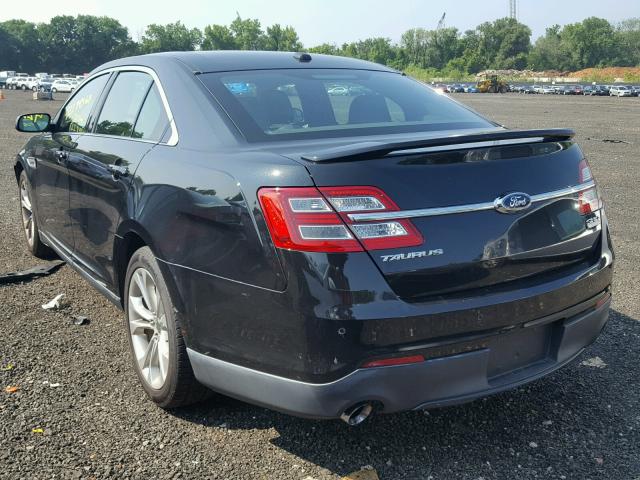 1FAHP2KT6DG142079 - 2013 FORD TAURUS SHO BLACK photo 3