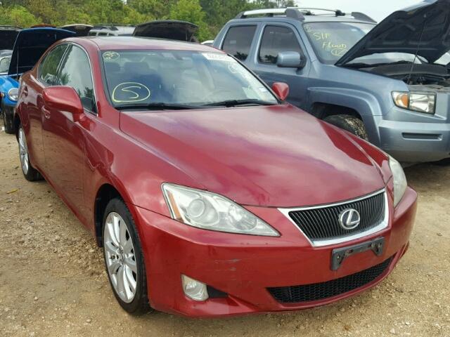 JTHCK262175011953 - 2007 LEXUS IS RED photo 1