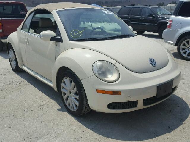 3VWRG31Y28M406084 - 2008 VOLKSWAGEN NEW BEETLE CREAM photo 1