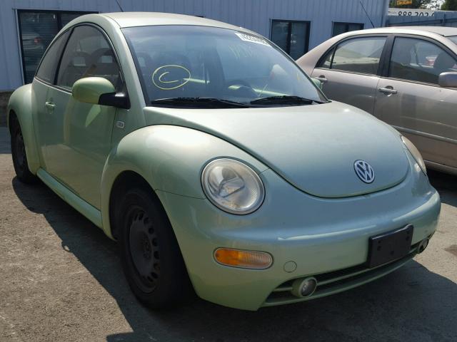 3VWCK21C21M440194 - 2001 VOLKSWAGEN NEW BEETLE მწვანე ფოტო 1