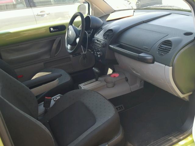 3VWCK21C21M440194 - 2001 VOLKSWAGEN NEW BEETLE მწვანე ფოტო 5