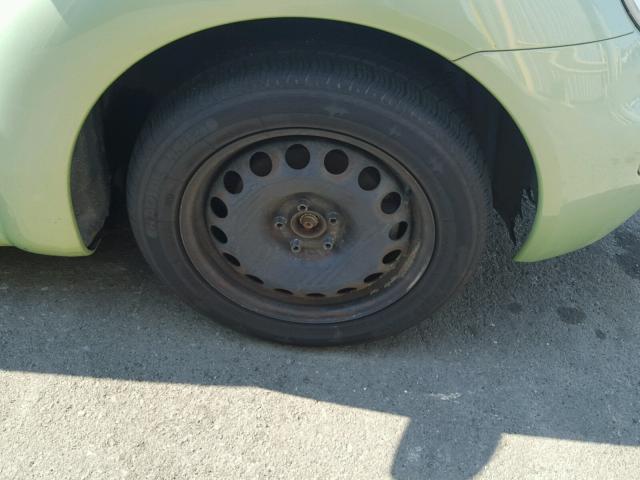 3VWCK21C21M440194 - 2001 VOLKSWAGEN NEW BEETLE მწვანე ფოტო 9