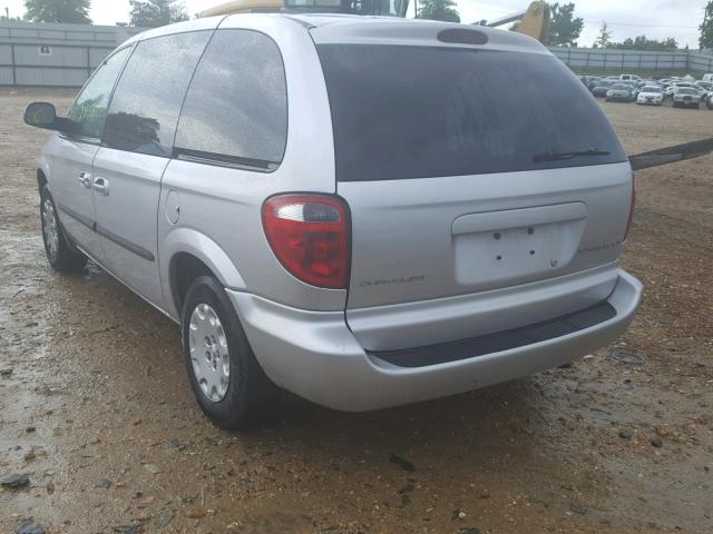 1C8GJ45393B106041 - 2003 CHRYSLER VOYAGER LX SILVER photo 3