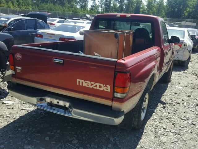 4F4YR12C5WTM23970 - 1998 MAZDA B2500 RED photo 4