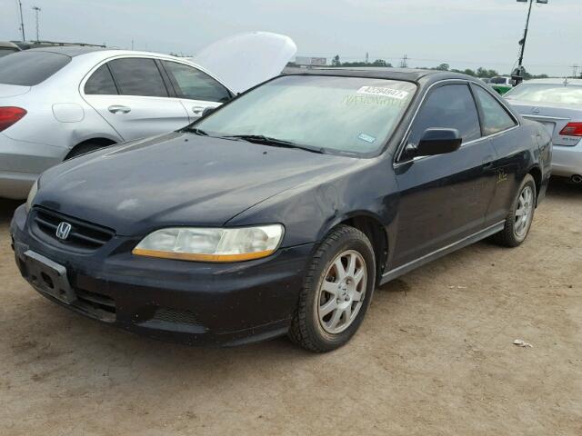 1HGCG32072A023765 - 2002 HONDA ACCORD SE BLACK photo 2