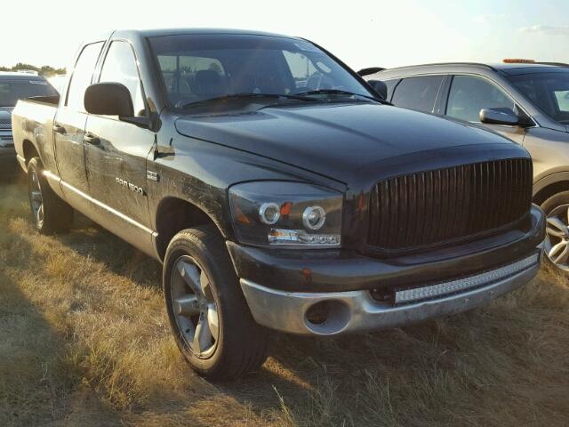 1D7HA18247S228969 - 2007 DODGE RAM 1500 BLACK photo 1