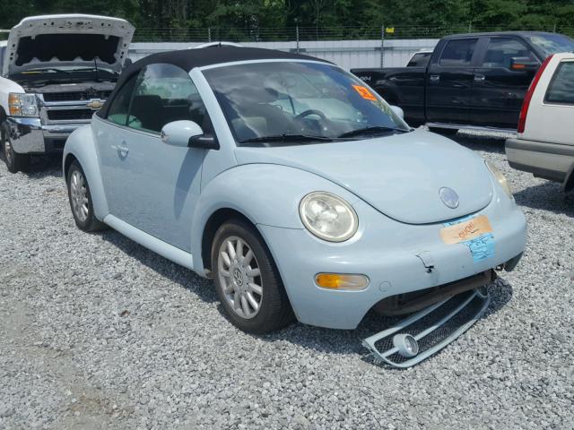 3VWCM31Y64M315151 - 2004 VOLKSWAGEN NEW BEETLE Mavi foto 1
