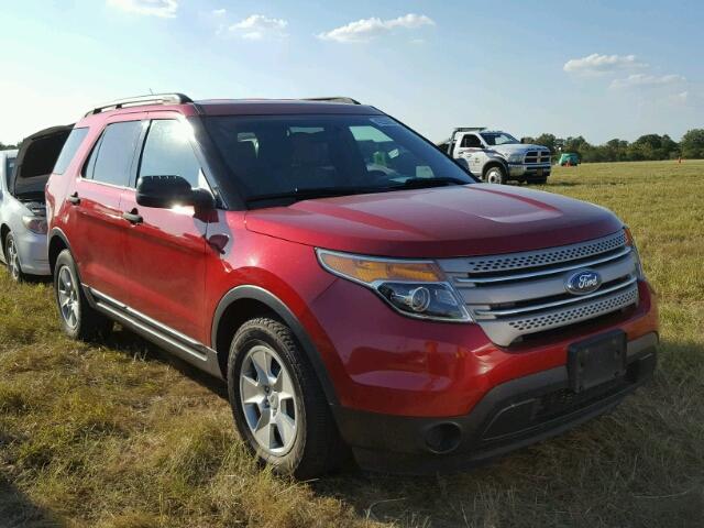 1FMHK7B88CGA44246 - 2012 FORD EXPLORER RED photo 1