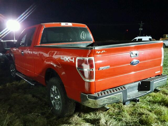 1FTFX1EF5BFA14579 - 2011 FORD F150 RED photo 3