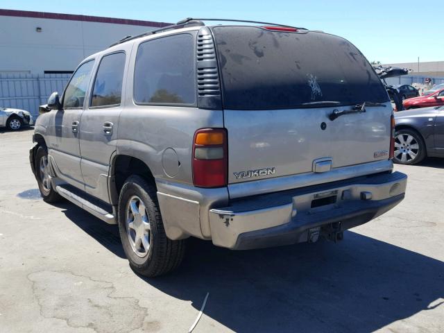 1GKEK63U51J270035 - 2001 GMC DENALI BEIGE photo 3