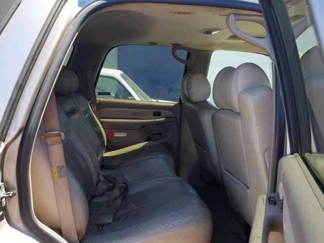 1GKEK63U51J270035 - 2001 GMC DENALI BEIGE photo 6