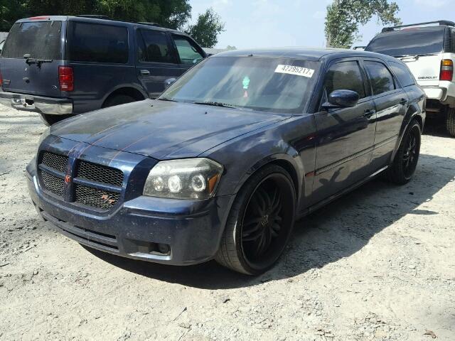 2D8GV57266H139737 - 2006 DODGE MAGNUM R/T BLUE photo 2