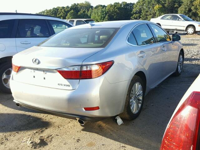 JTHBK1GG5D2067343 - 2013 LEXUS ES SILVER photo 4