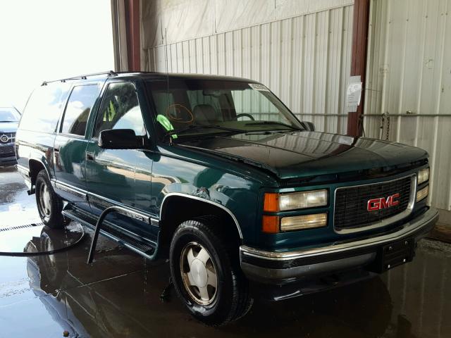 3GKFK16R9TG500467 - 1996 GMC SUBURBAN K GREEN photo 1