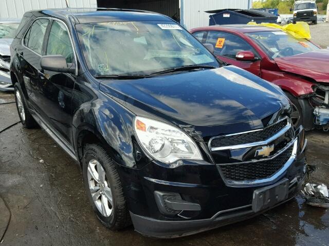 2GNALBEK4C1332296 - 2012 CHEVROLET EQUINOX LS BLACK photo 1