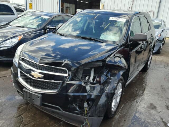 2GNALBEK4C1332296 - 2012 CHEVROLET EQUINOX LS BLACK photo 2