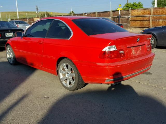 WBABN33441JW49996 - 2001 BMW 325 CI RED photo 3