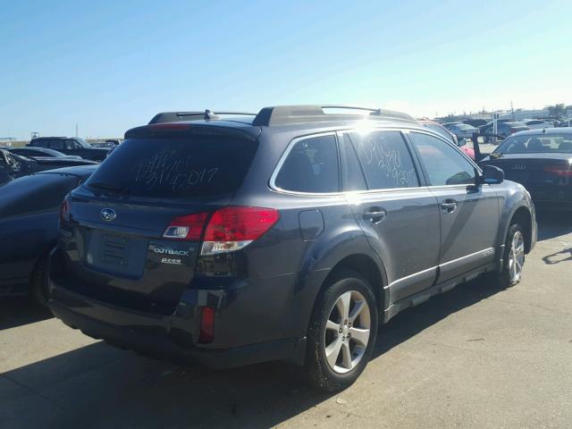 4S4BRBKC3D3268994 - 2013 SUBARU OUTBACK 2. BLUE photo 4