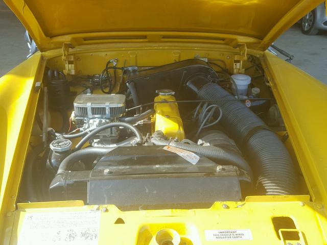 GAN6UL221635G - 1978 MG MIDGET YELLOW photo 7