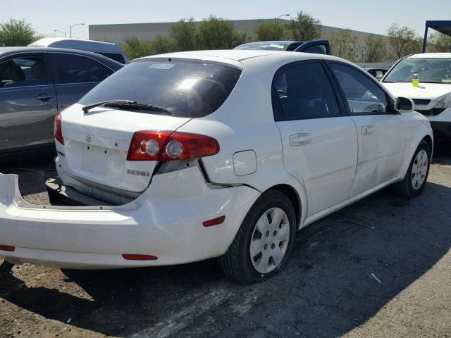 KL5JD66Z66K340998 - 2006 SUZUKI RENO WHITE photo 4