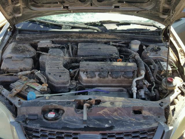 1HGEM22984L075553 - 2004 HONDA CIVIC GRAY photo 7