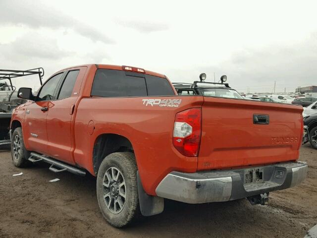 5TFUW5F14GX494832 - 2016 TOYOTA TUNDRA ORANGE photo 3