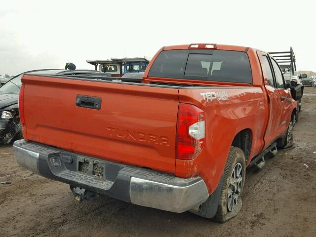 5TFUW5F14GX494832 - 2016 TOYOTA TUNDRA ORANGE photo 4