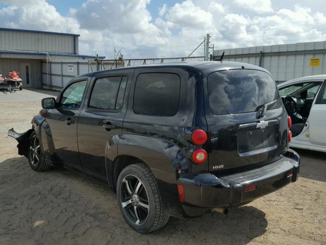 3GNCA13D58S710005 - 2008 CHEVROLET HHR LS Negro foto 3
