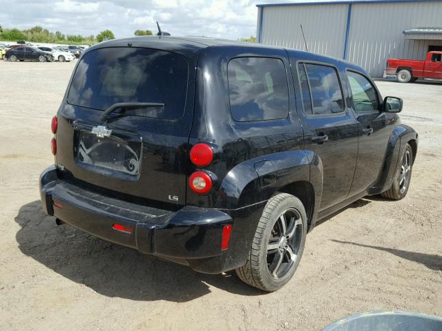 3GNCA13D58S710005 - 2008 CHEVROLET HHR LS Negro foto 4