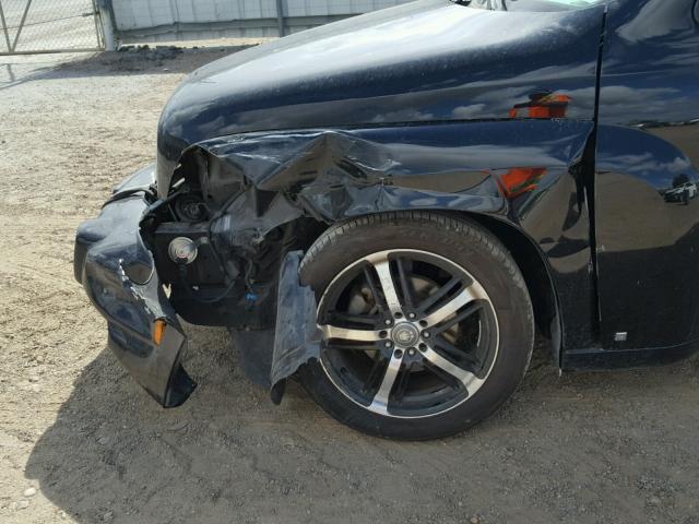 3GNCA13D58S710005 - 2008 CHEVROLET HHR LS Negro foto 9