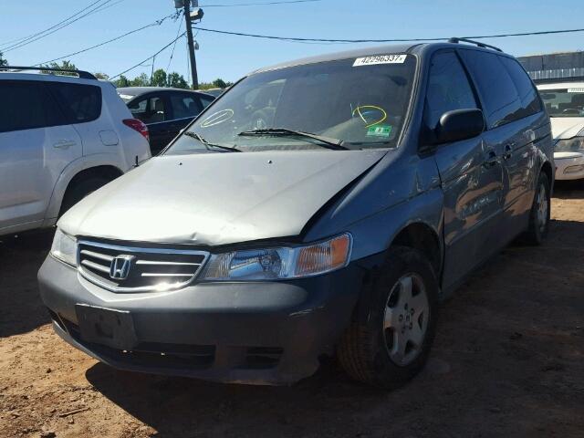 2HKRL18701H506812 - 2001 HONDA ODYSSEY EX GRAY photo 2