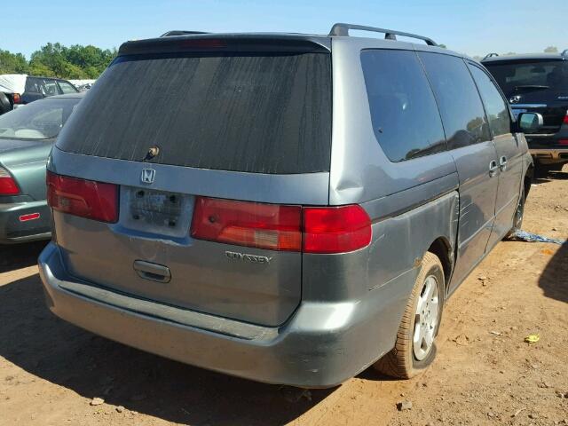 2HKRL18701H506812 - 2001 HONDA ODYSSEY EX GRAY photo 4