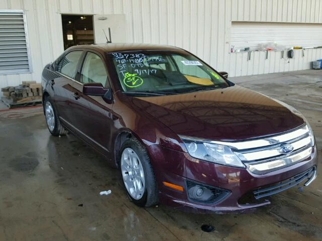 3FAHP0HA3BR327383 - 2011 FORD FUSION SE MAROON photo 1