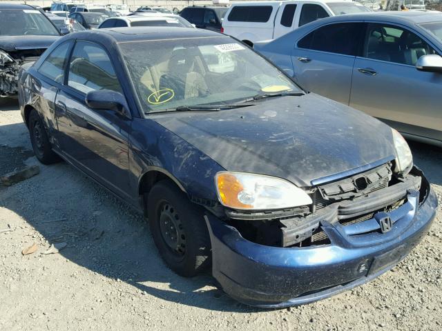 1HGEM22963L073489 - 2003 HONDA CIVIC EX BLUE photo 1